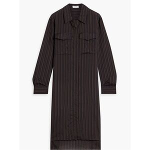 NWT THEORY PROJECT
Striped woven shirt dres